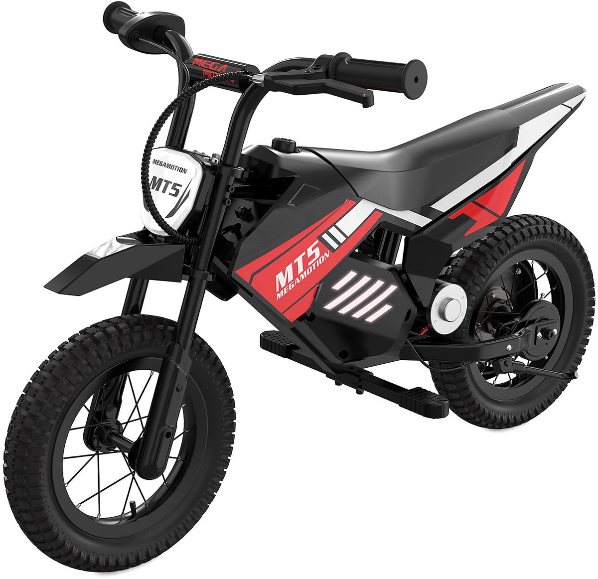 Bol.com MegaMotion Elektrische Kinder Motorfiets MT5 - 16 km/u Max Snelheid - 2 Snelheidsstanden - 10 km Actieradius - 12 inch B... aanbieding