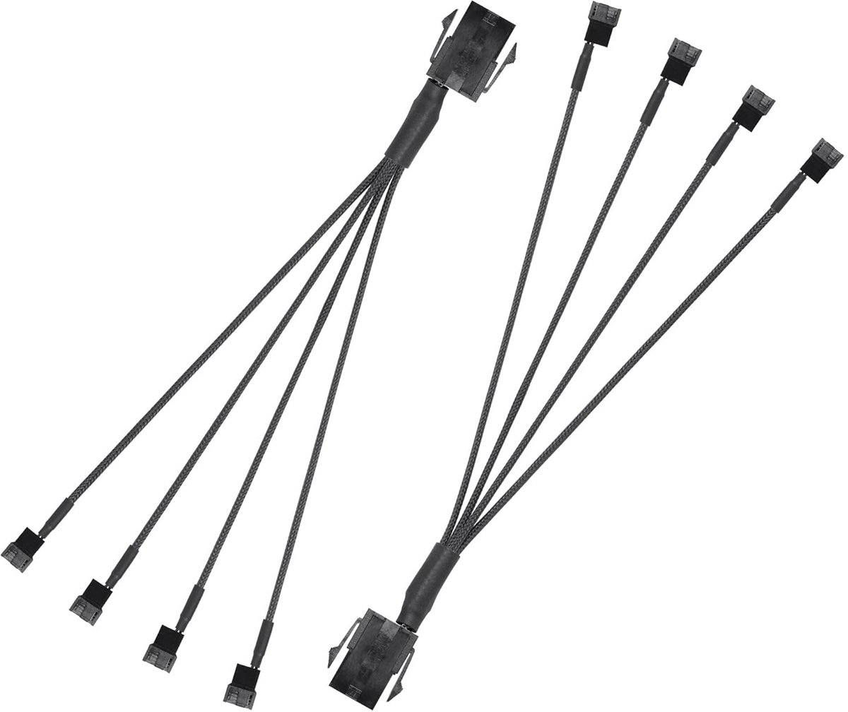 6-Pin PCIE naar 3/4-Pin Ventilatorsplitterkabel voor PC Behuizing