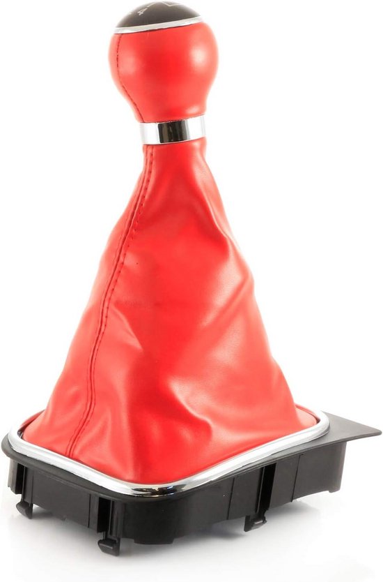 Schakelpookknop met Manchet en Zwarte Basis voor Golf MK5 - 5 Versnellingen + R — afbeelding 3