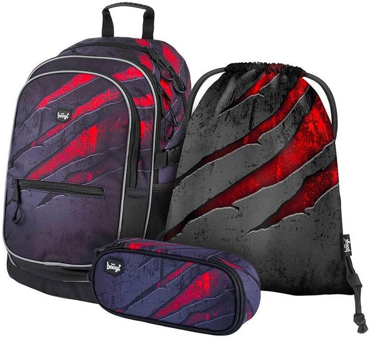 Ergonomische Schooltas Set 3-Delig voor Basisschool met Borstband
