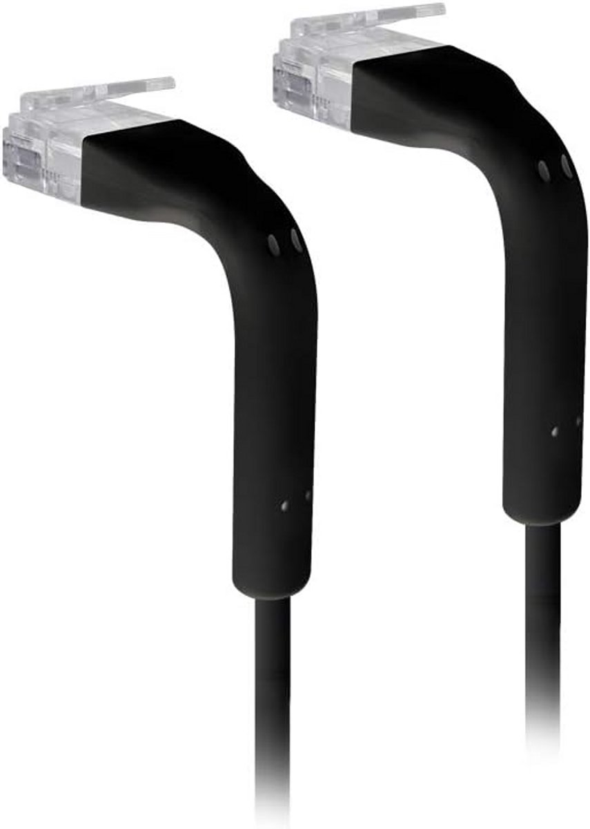 Korte Netwerkkabel Cat6 UTP Patchkabel 20 cm Zwart
