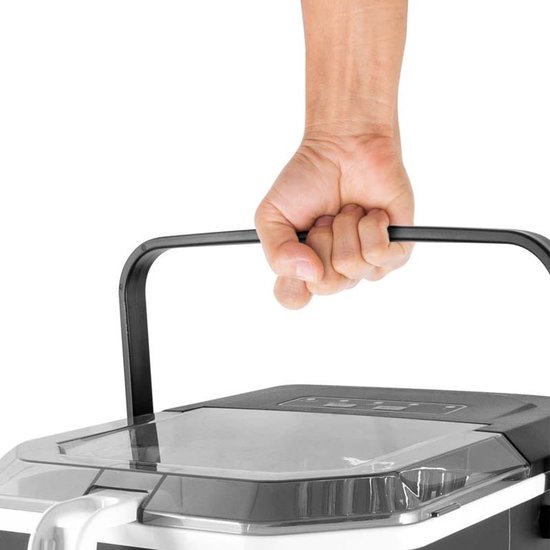 Kitchencook CUBEO BLACK - Ijsblokjesmachine - 12 kg/24u - 1.3 Liter - 2 Maten Ijsblokjes - Zwart van Merkloos — afbeelding 3
