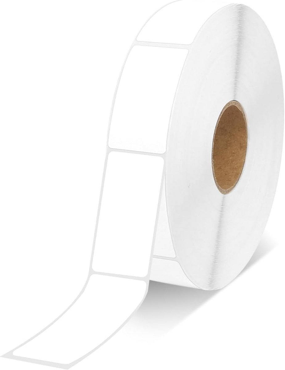 2000 Waterdichte en Oliebestendige Zelfklevende Etiketten Blanco 27x49mm