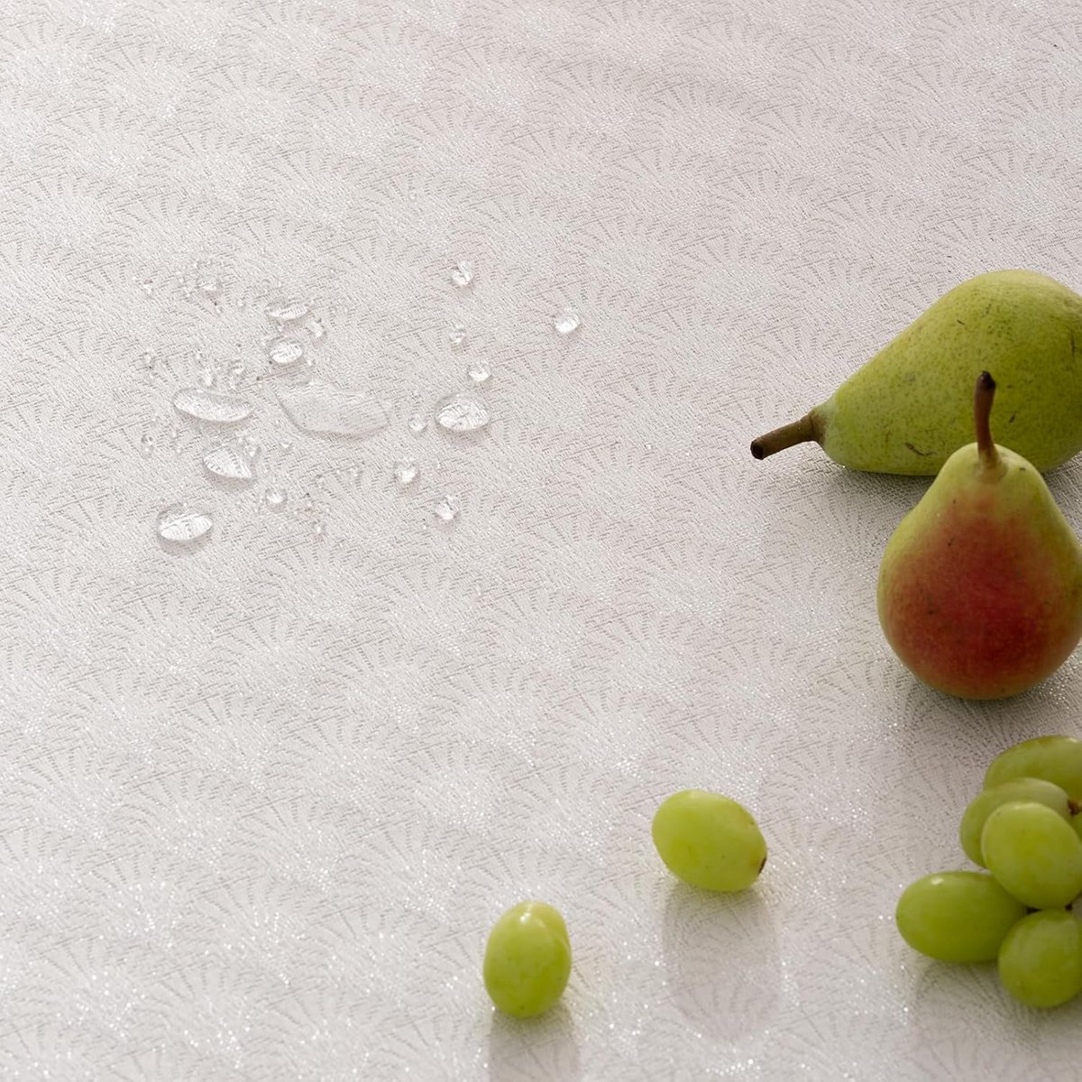 Waterdicht Jacquard Tafelkleed Rechthoekig Glanzend Met Zilveren Draad