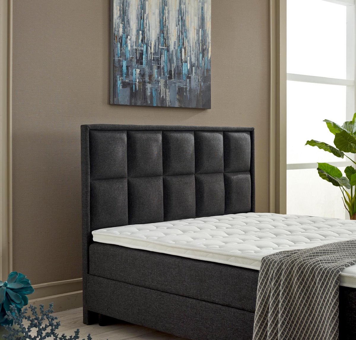 Merkloos / Sans marque BSS Bedding Vlinder Boxspring - afbeelding 4