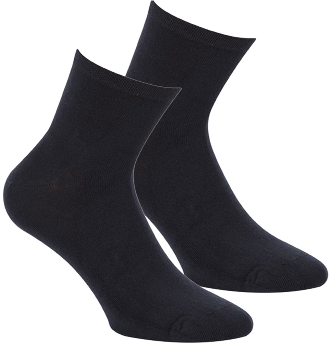 Boru Bamboo - Quarter Sokken - Navy - 36-40 - Bamboe Sokken - 2-pack - Naadloos - Hypoallergeen - Thermo Control - Unisex - 2302