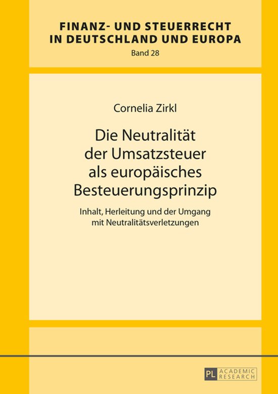 Finanz- und Steuerrecht in Deutschland und Europa 28 - Die N ... - cover