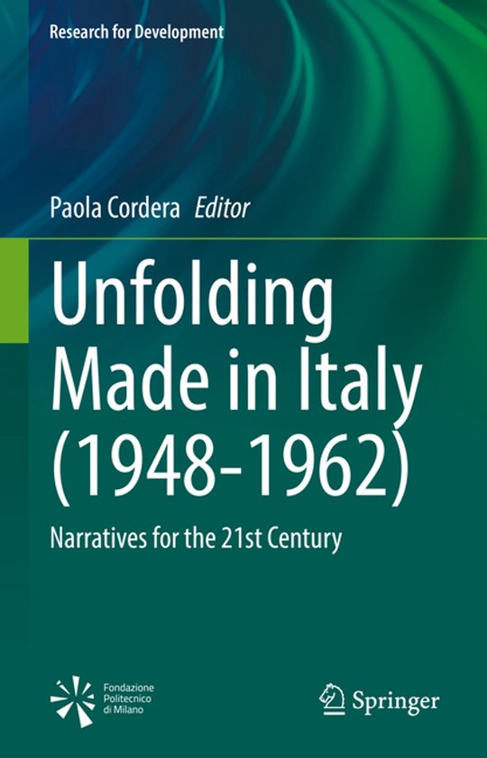 Research for Development- Unfolding Made in Italy (1948-1962 ... - cover