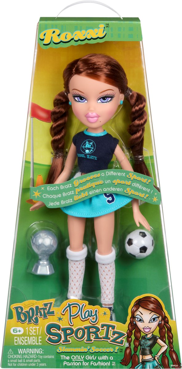 Bratz Play Sportz Roxxi (Voetbal) van Merkloos — afbeelding 3