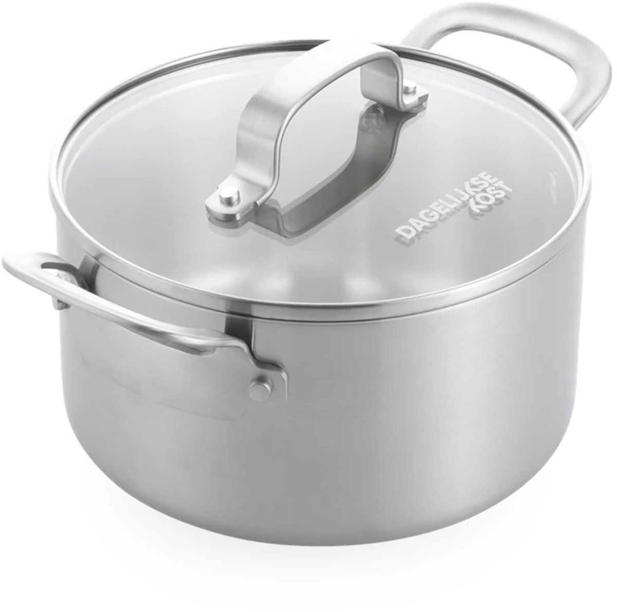 Dagelijkse Kost Jeroen Meus Proline 3-Ply kookpot met deksel D18cm