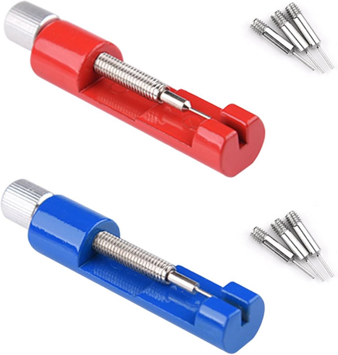 2x Stalen Horlogeband Verwijderset - Horlogeband Reparatie Aanpassing Tools
