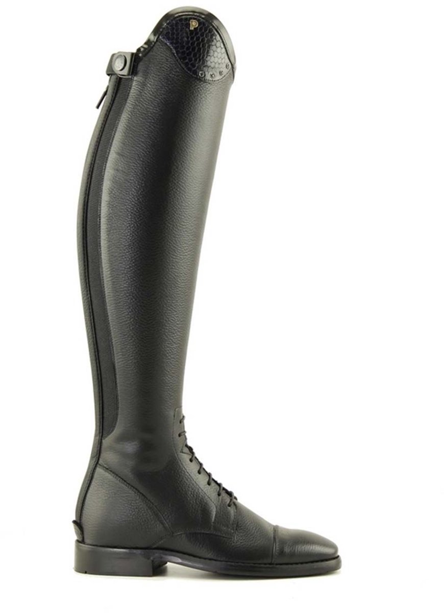 Petrie Rijlaars Luca Black/Black - 39 - Calf: S | Paardrijlaarzen