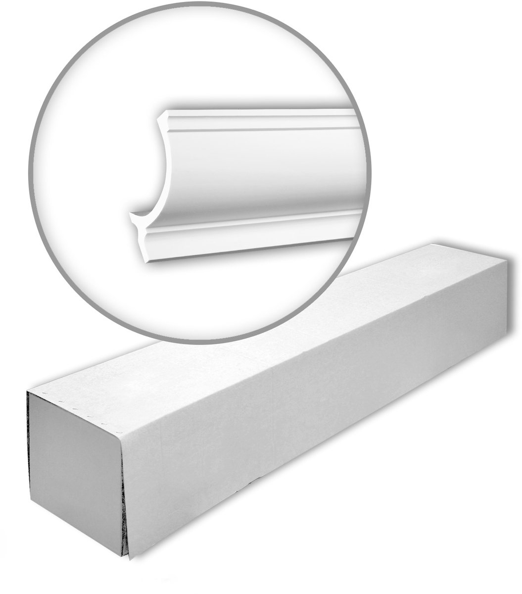 Profhome 150261 1 doos 6 stukken Kroonlijst 12 m