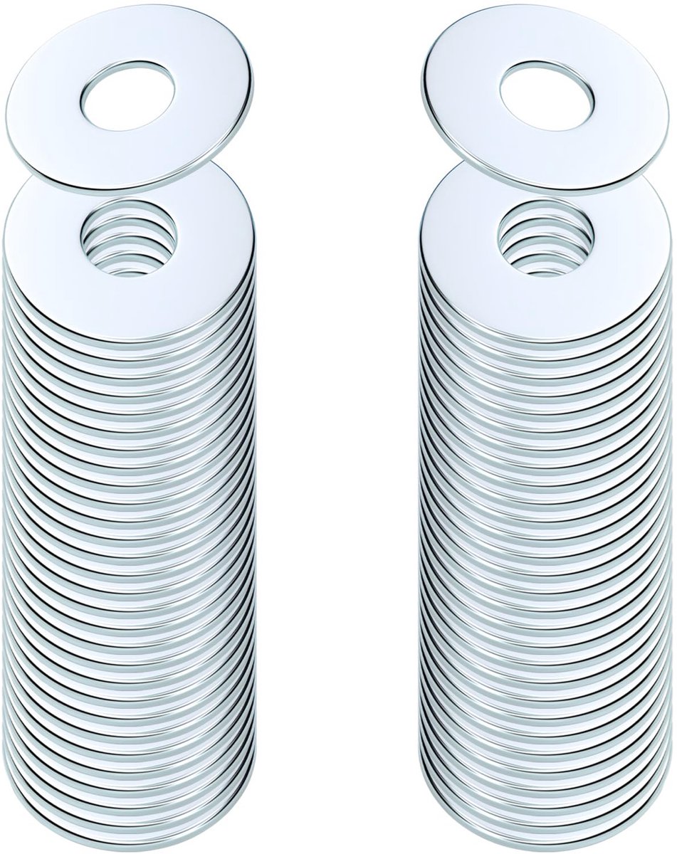 Fitschenringen Set - Roestvrij Stalen Deurscharnierringen - Ø 10mm x 16mm