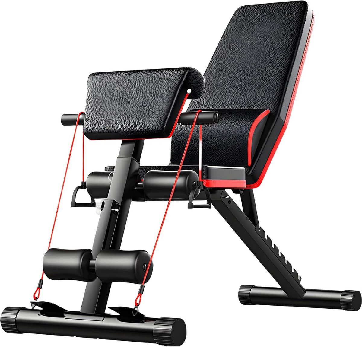 Verstelbare halterbank - Fitness bank - Thuistraining - 7 Hoogteposities - 160 kg draagvermogen - Zwart