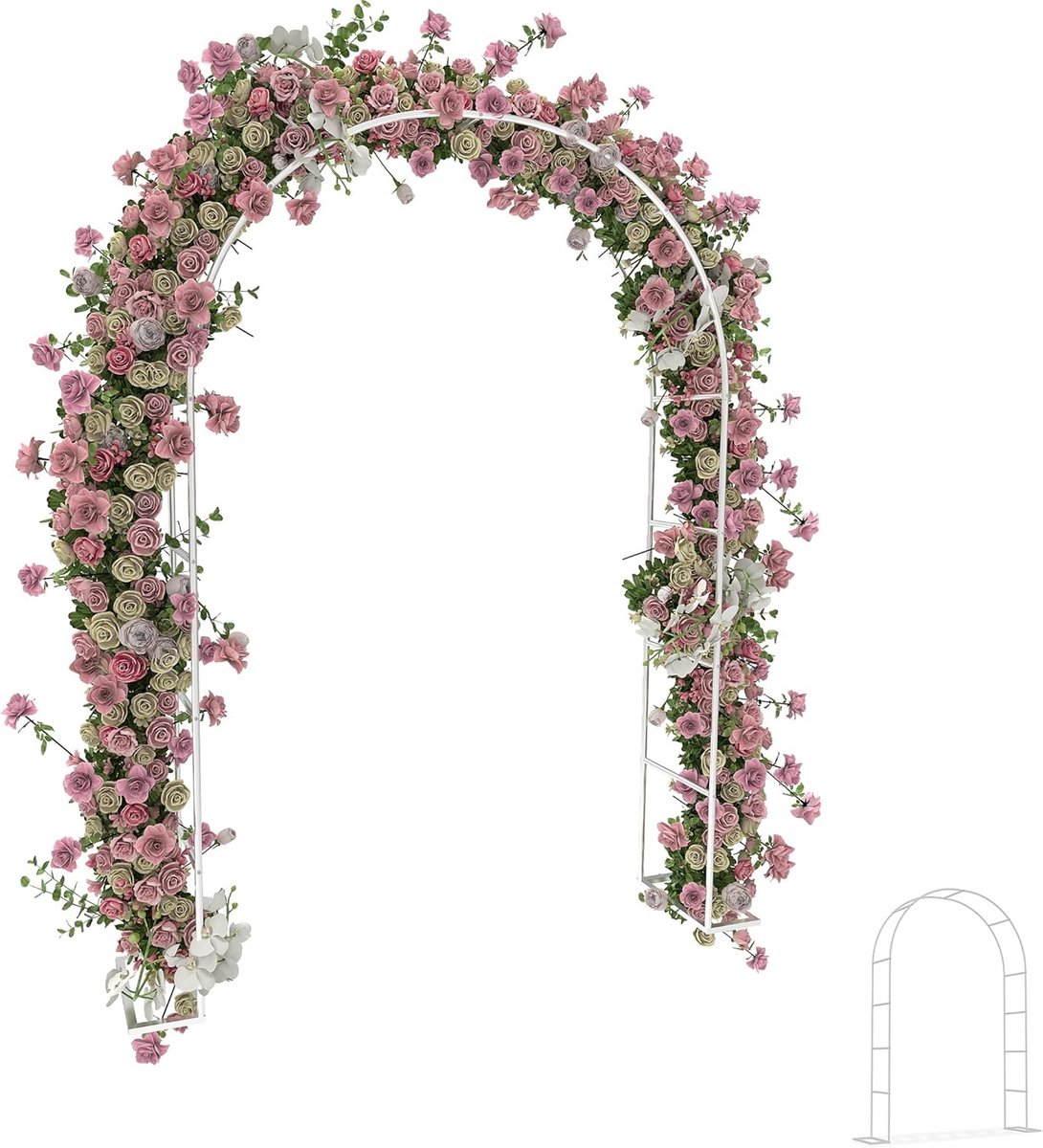 Stabiele Metalen Rozenboog voor Klimplanten - Tuinboog voor Decoratie en Bruiloften