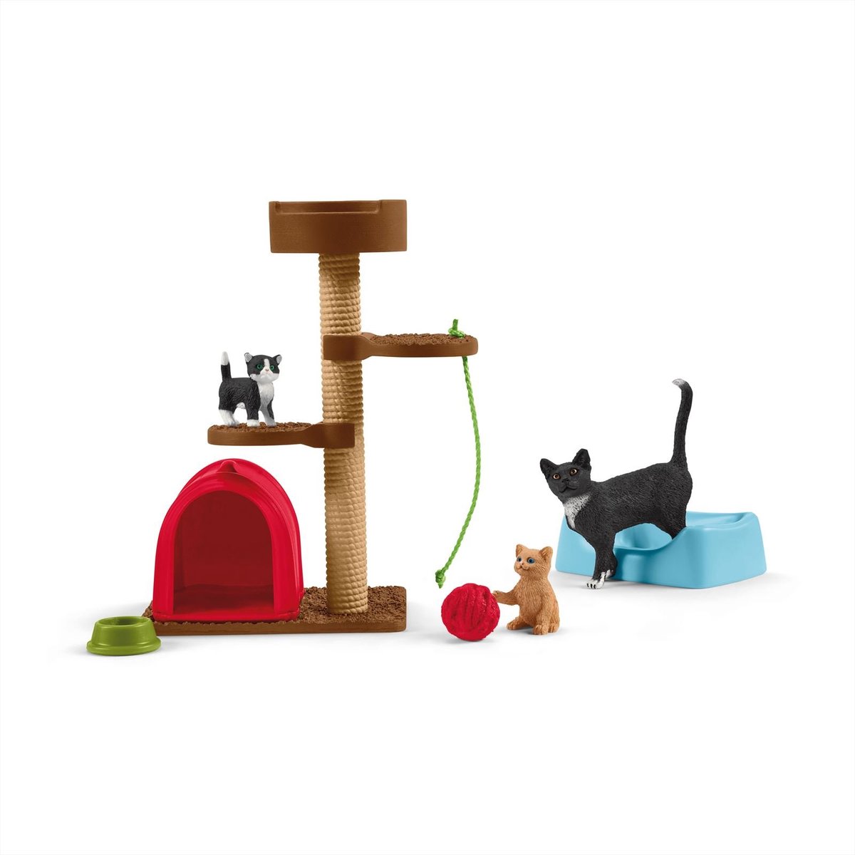schleich FARM WORLD - Wandeling met een schattig katje - Speelfigurenset - Kinderspeelgoed voor Jongens en Meisjes - 3 tot 8 jaar - 9 Onderdelen — afbeelding 10