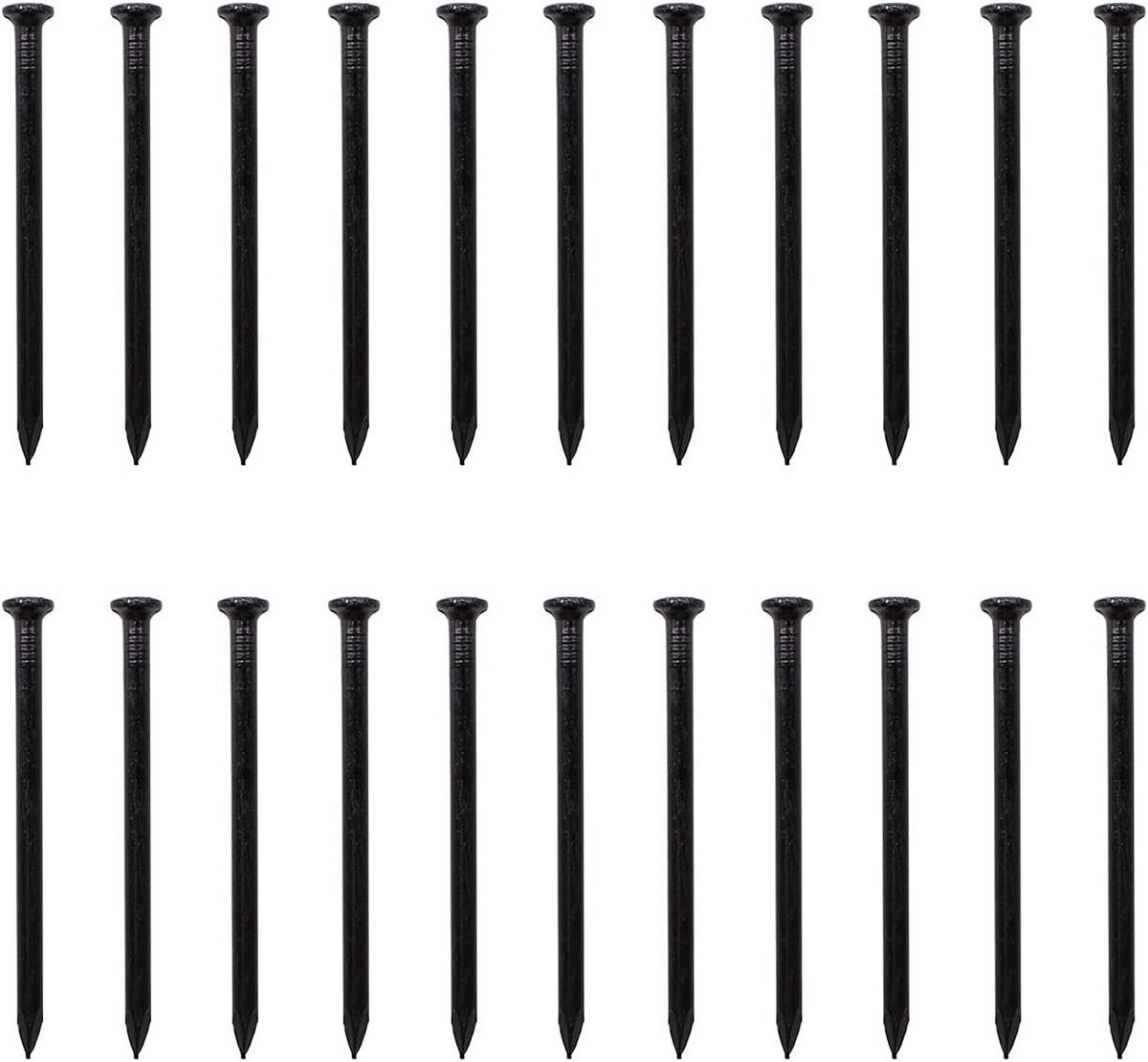 Sterke Nagelwand 80 mm Cementstalen Spijkers voor Harde Materialen (22 Stuks)