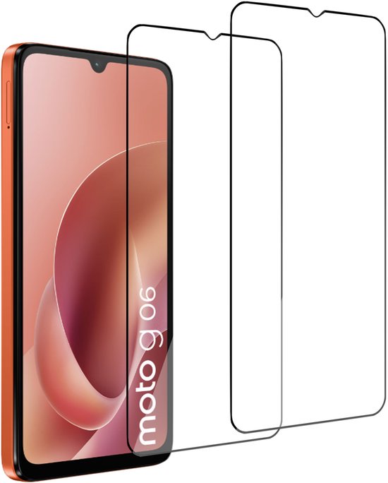 ChiGuard Screenprotector 2x geschikt voor Motorola Moto G06 Screenprotector - Beschermglas - Curved - GuardCover