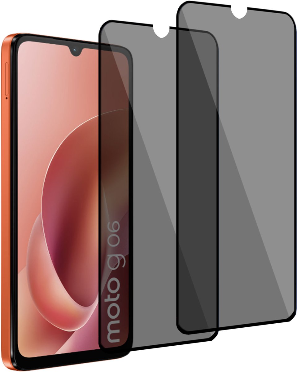 ChiGuard Privacy Screenprotector 2x geschikt voor Motorola Moto G06 Screenprotector - Beschermglas - Privé GuardCover