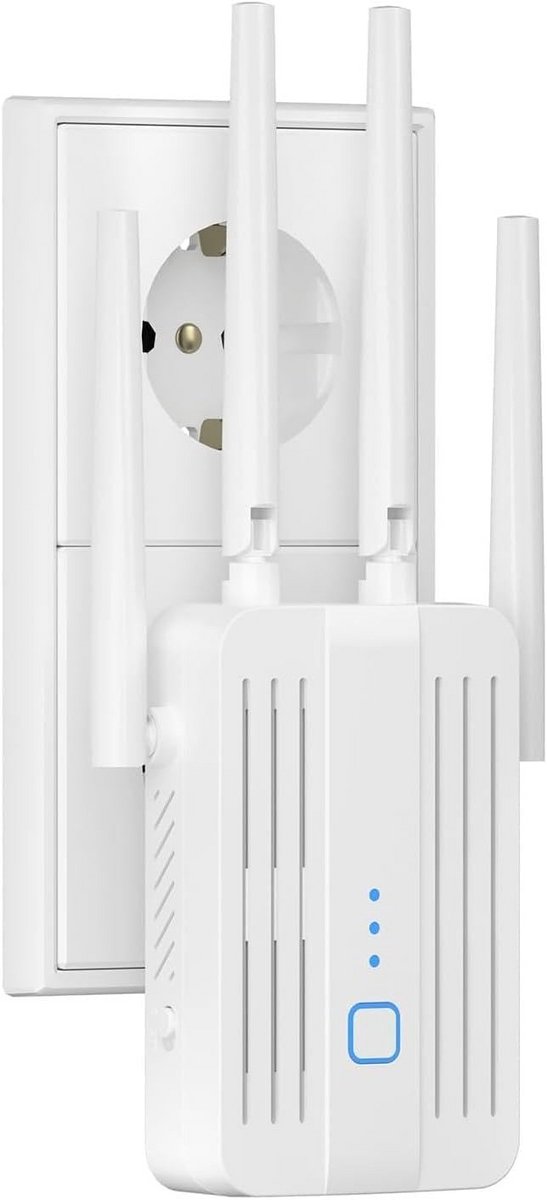 Wifi Versterker Repeater Extender 1200 Mbit/s Dual-Band 2.4 & 5 GHz