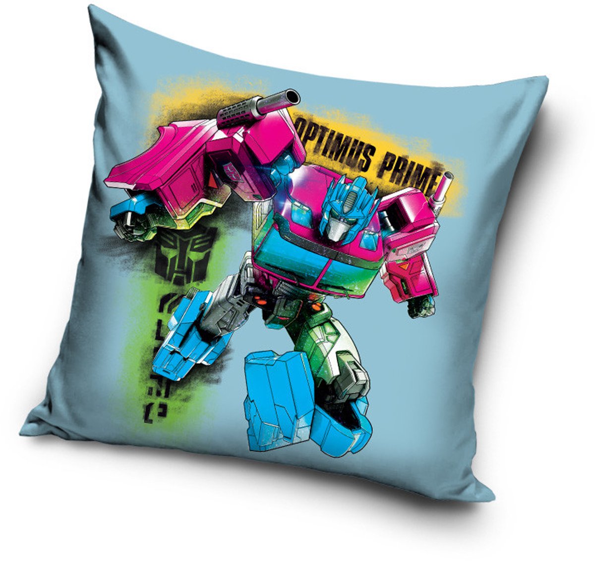 Transformers Optimus Prime fluwelen kussenhoes 40x40 cm Multicolor