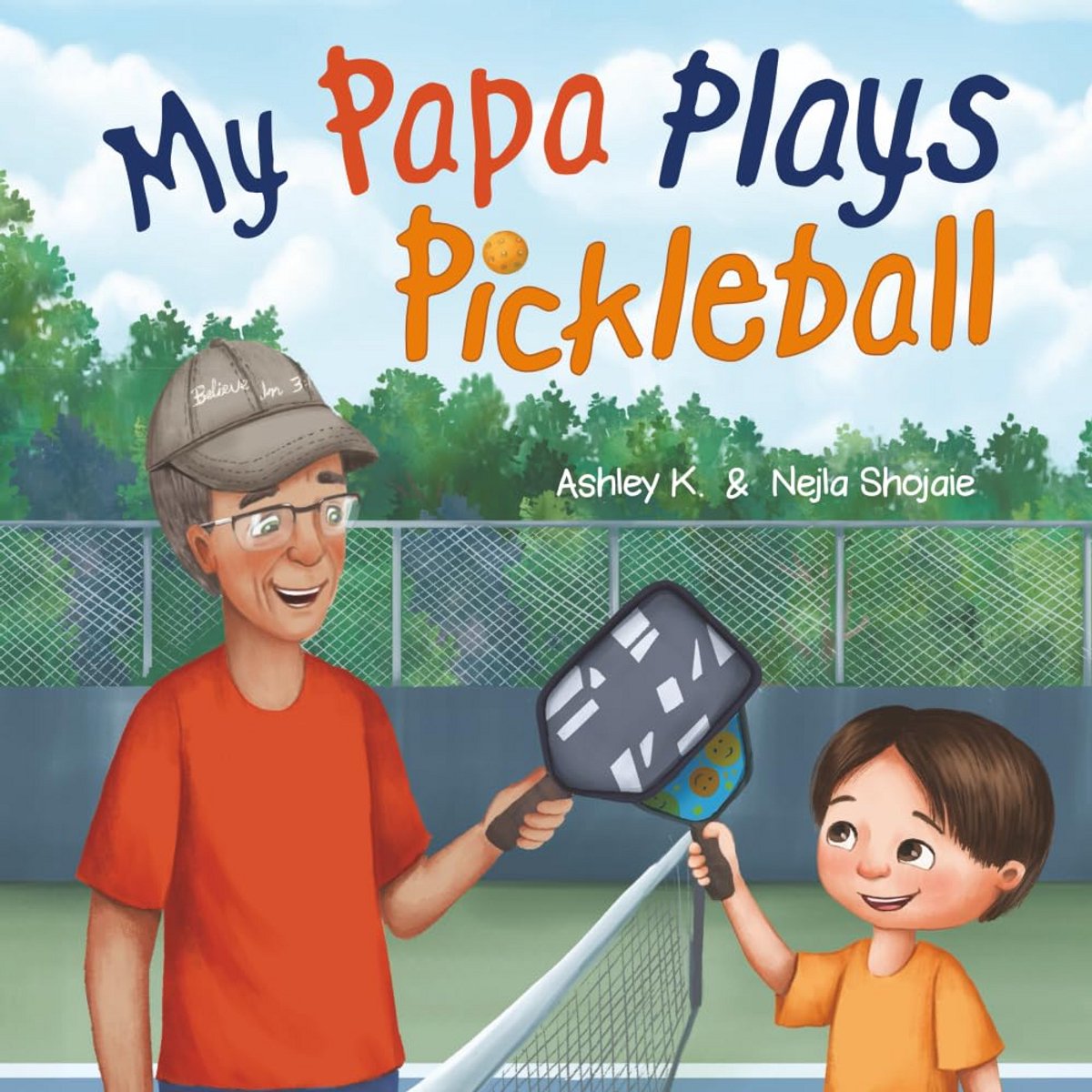 Kinderboek over Pickleball: Leren Spelen met Opa en Verborgen Kreeft