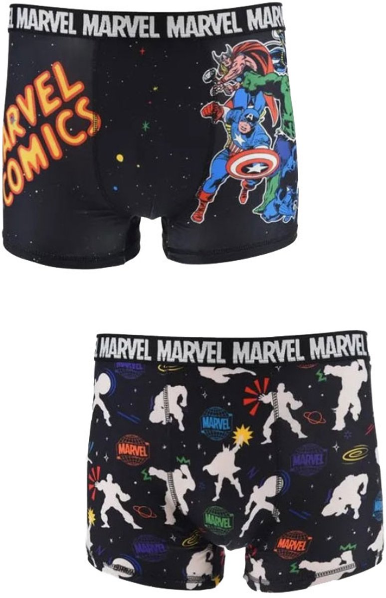 Avengers Marvel Heren Boxershorts 2 Pack M