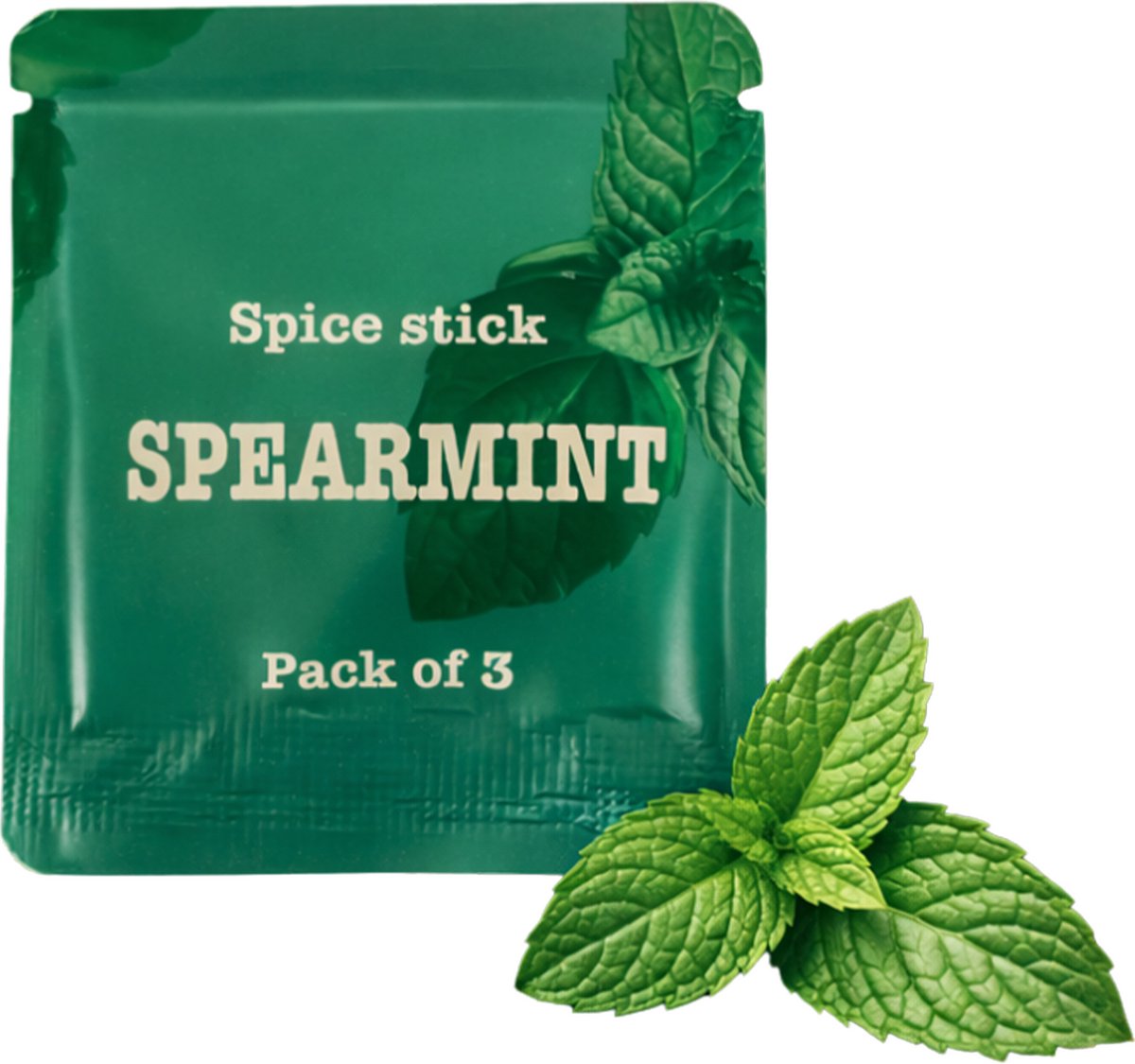 Airvaper smaakpods ( spice sticks ) - Spearmint - Airvaper Navullingen - 1 zakje met 3 Stuks - Natuurlijk & Verfrissend - Goed voor ca. 2 weken