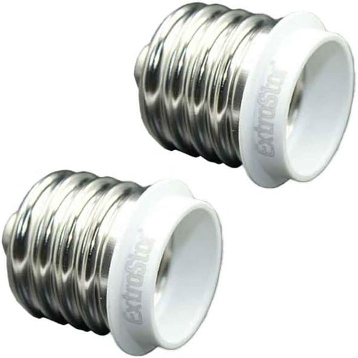 2x Lampfitting Adapter E40 naar E27 - Fitting Verlengstuk