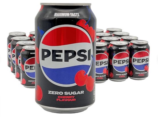Tray Pepsi Zero Sugar Cherry - 24x33cl