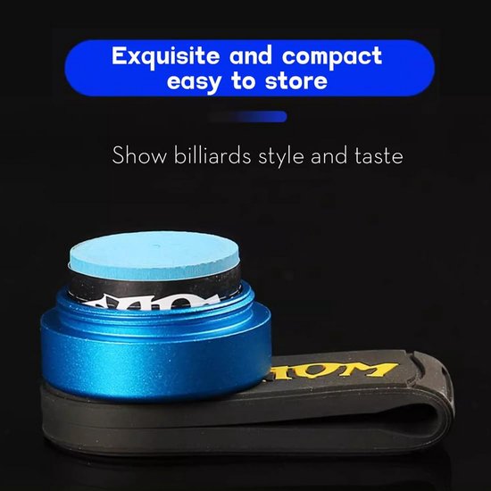 Ronde Magneet Pool Keu Chalk Houder voor Biljart Accessoires — afbeelding 2