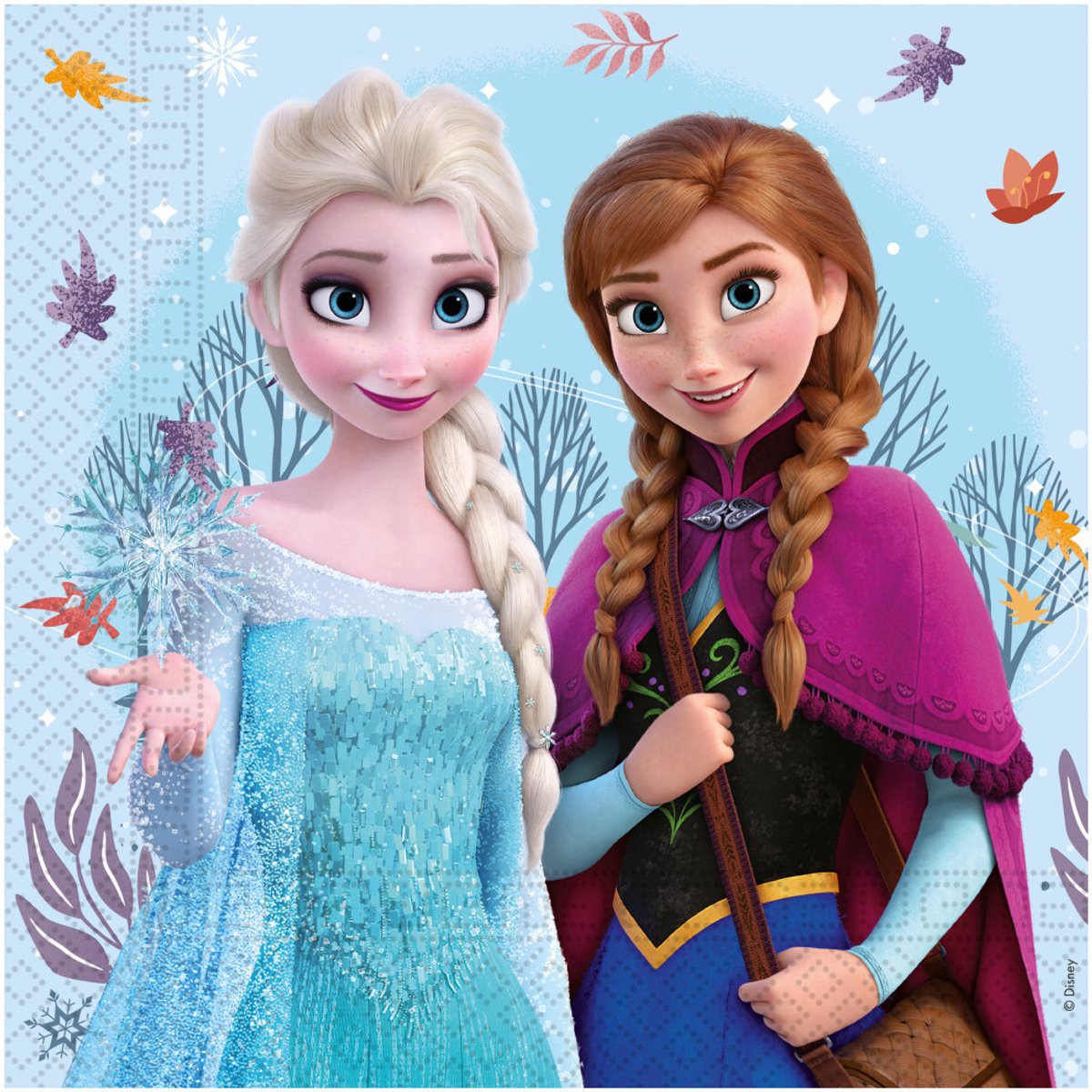 Disney Bevroren Idyllisch Wonder-servet 20 pcs 33x33 cm FSC