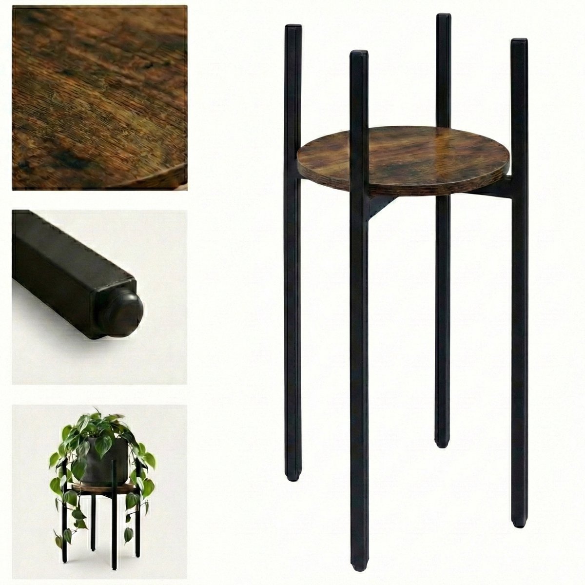 Hoge plantenstandaard LUM, Ø 32 x 60 cm