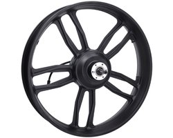 Achterwiel Zwart + Motor 20 Inch 48V 250W Zwarte Stekker V8 / V20 Fatbike