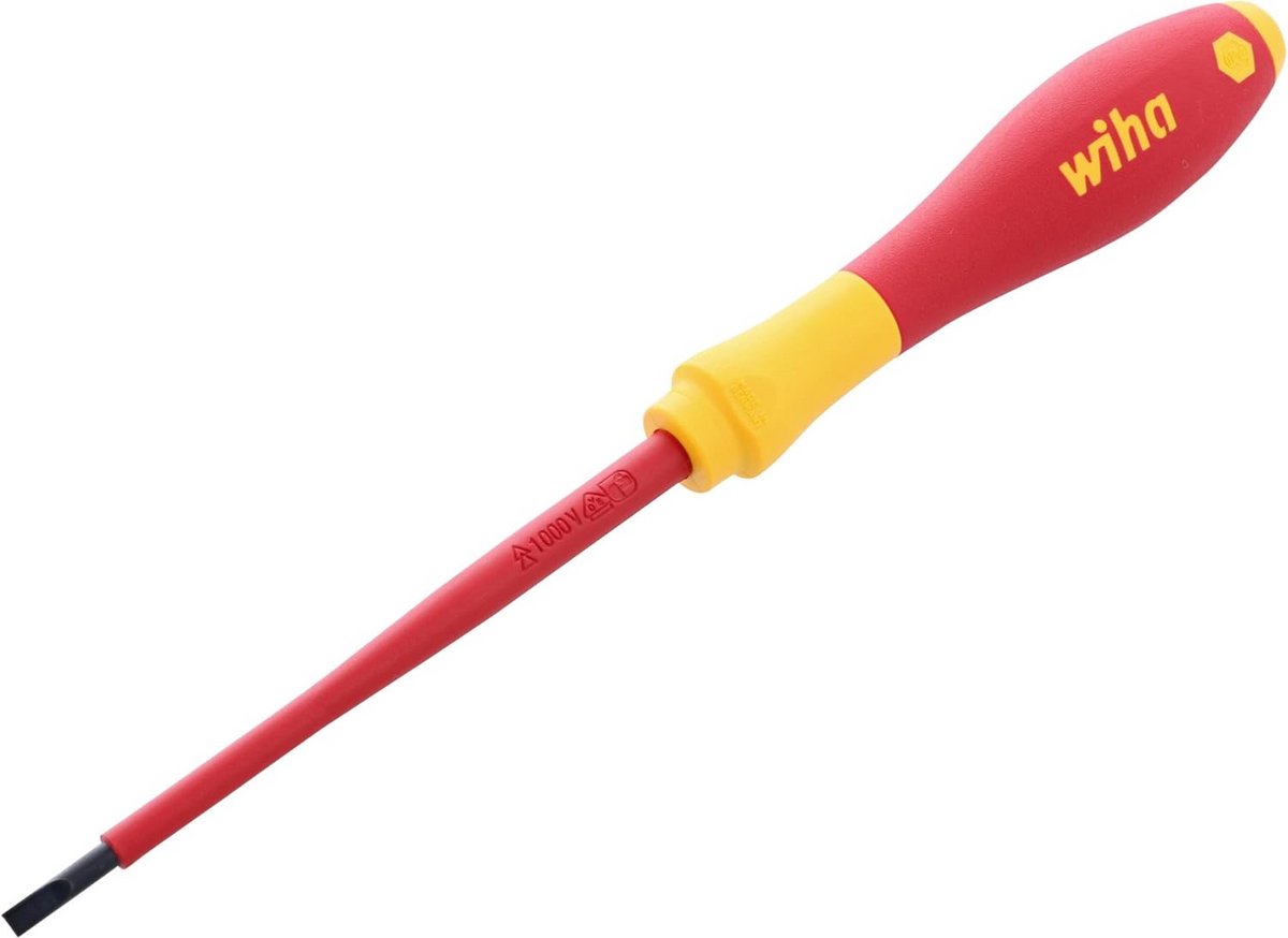 Geïsoleerde Schroevendraaier Sleufkop 3.5mm x 100mm – 1000V Veilig