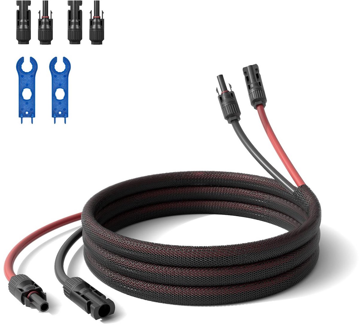 Verlengkabel Zonnepaneel 4mm² - PV Kabel voor Balkonkrachtcentrale