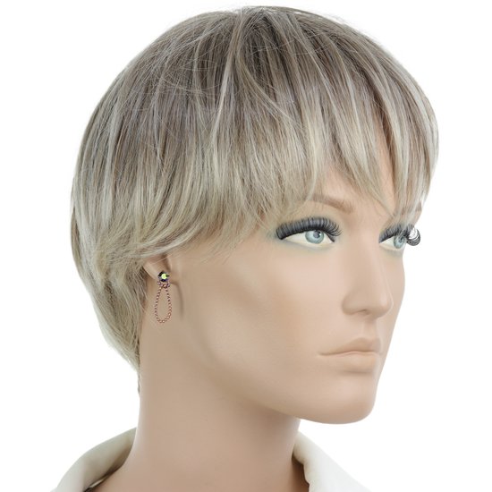 Boucle d'oreille Behave avec pierre et pendentif en forme de goutte