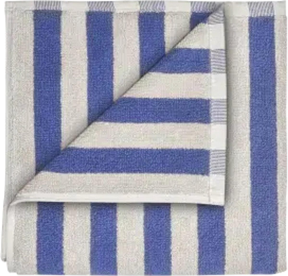Blomus Arto gastendoek set van 2 30x50cm moonbeam / mazarine blue