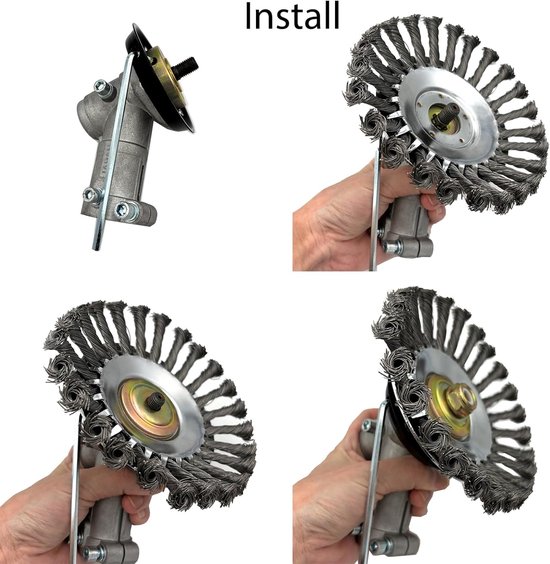 Bosmaaier Accessoires en vervangingsonderdelen - Metalen Moeren Set voor Grasmaaier en Grastrimmer - Inclusief Blade Adapter Kit(5 Stuks) van Merkloos	 — afbeelding 2