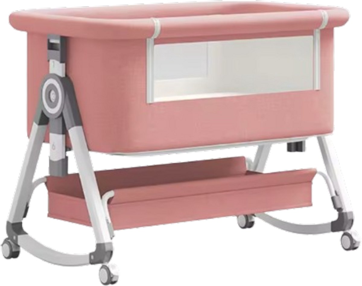 Aanschuifwieg 3-in-1 Babybedje Roze