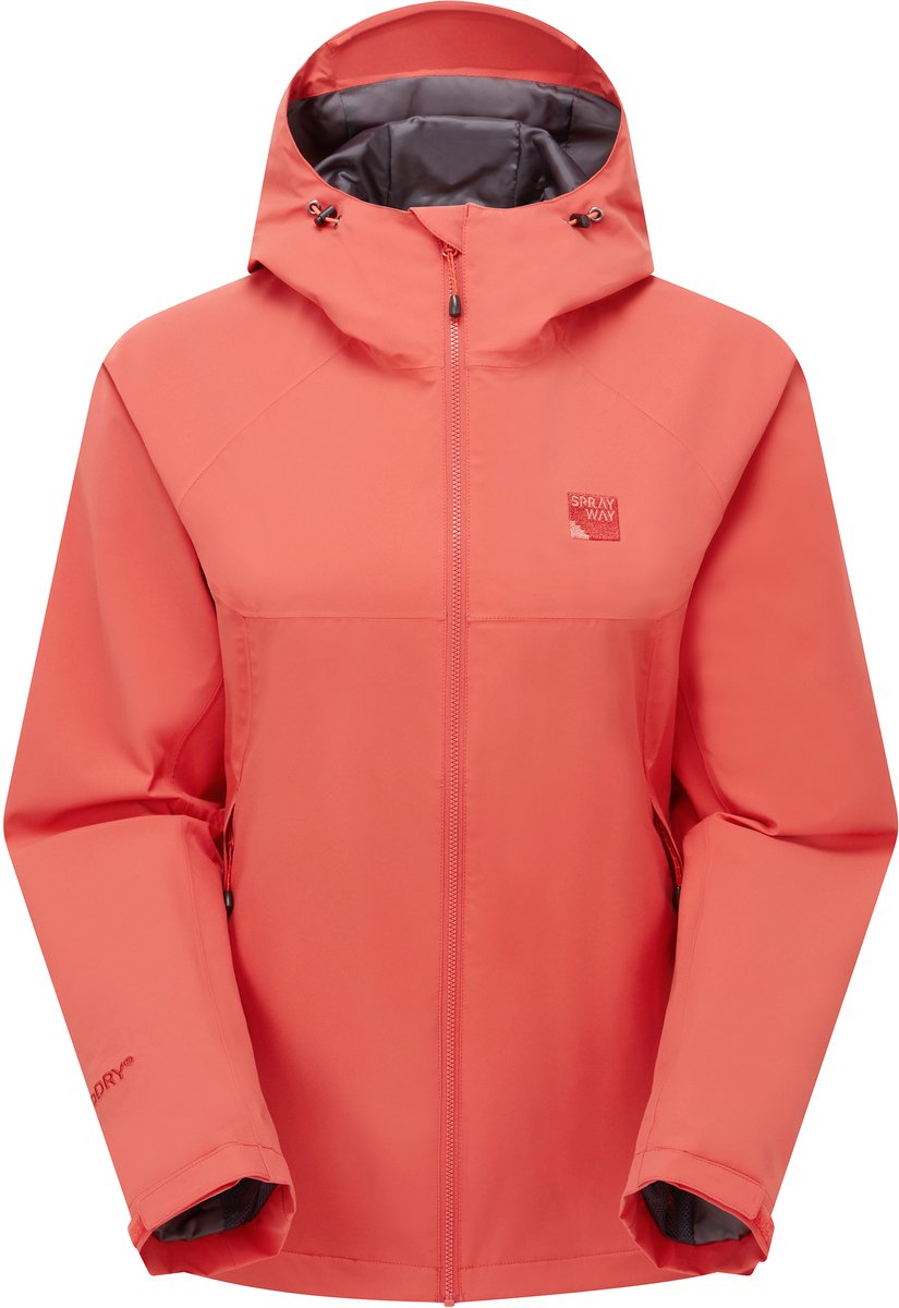Marsco Jacket Women Outdoorjas Dames Deep Koraal