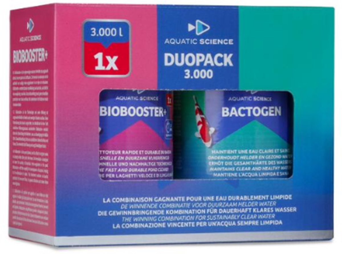 Duo Pack 3000 : Biobooster 3000 + bactogen 6000