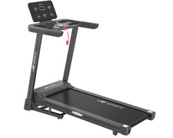 AJ-Sports Loopband met helling - 1 tot 14 km/u - Loopband Inklapbaar - 15% Elektronische Helling Functie - Hardloopband - Walking pad - Wandelband - Treadmill - Extra Krachtige 2.5 PK Motor - Inklapbaar - Fitness - Sport