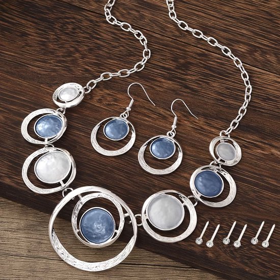 My Sweet Romance® - dames ketting met oorbellen - Sieradenset 2-delig.