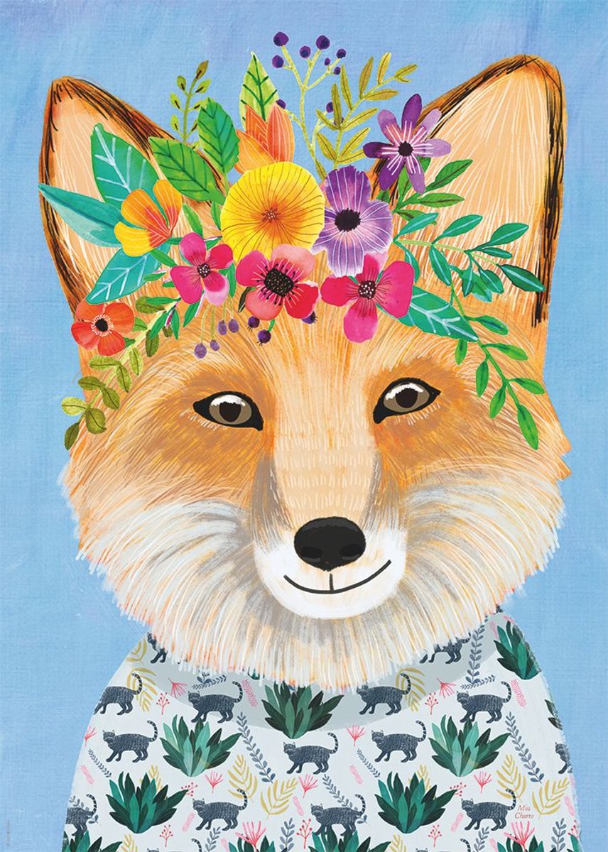 Heye Puzzel Friendly Fox 1000.