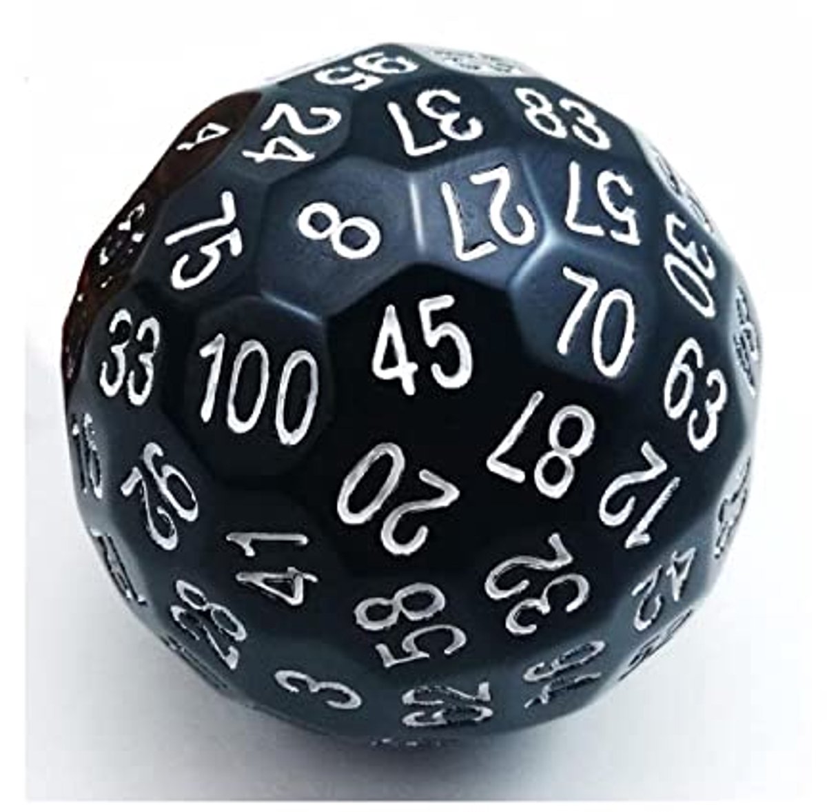 Foam Brain Games dobbelsteen 45mm D100 zwart - educatief speelgoed.