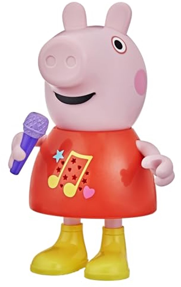 Hasbro Peppa Pig pratende en zingende knuffel pop - interactief speelgoed.