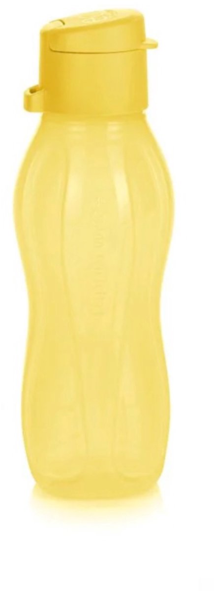 Tupperware Ecofles Plus 310 ml Geel | Klein waterflesje met sportdop