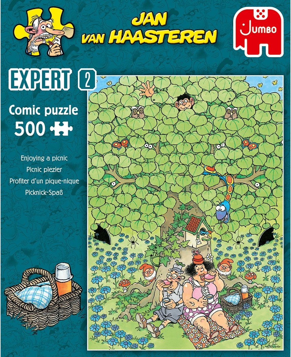 Jan van Haasteren Expert 2 - Picknick Plezier - 500 stukjes puzzel — afbeelding 4